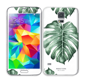 Monstera pattern Skin Galaxy S5