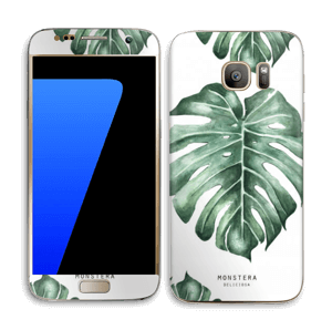 Monstera pattern Skin Galaxy S7