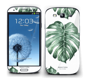 Monstera pattern Skin Galaxy S3