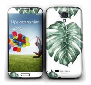 Monstera pattern Skin Galaxy S4
