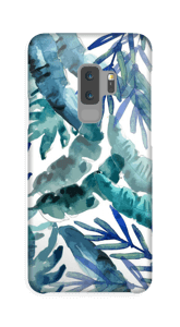 Sininen trooppinen sekoitus kuoret Galaxy S9 Plus