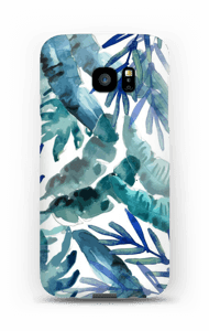 Sininen trooppinen sekoitus kuoret Galaxy S7 Edge