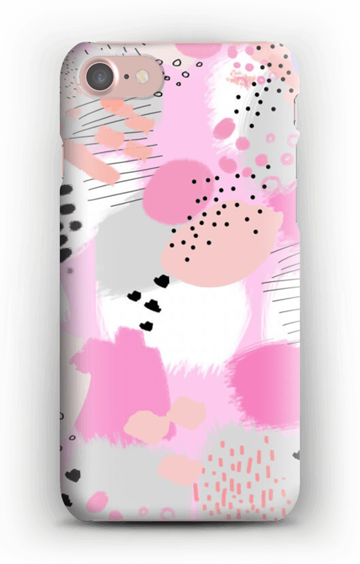 Abstrakt rosa deksel IPhone 7