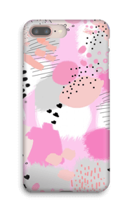 Abstrakt rosa deksel IPhone 8 Plus