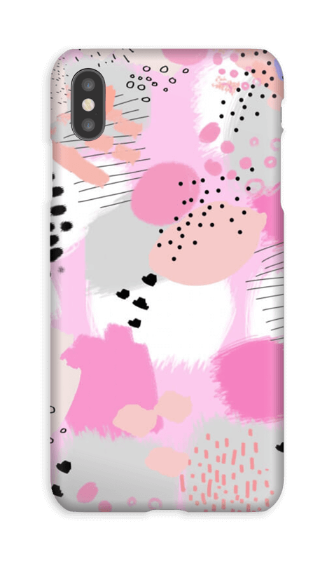 Abstrakt rosa deksel IPhone XS Max