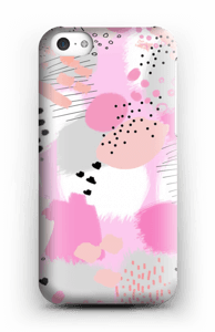 Abstrakt rosa deksel IPhone 5c