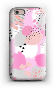 Abstrakt rosa deksel IPhone 6 tough