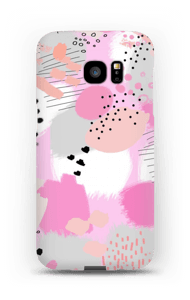 Abstract blush case Galaxy S7 Edge