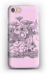 Vaaleanpunainen kamera kuoret IPhone 7