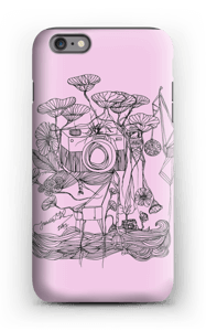 Vaaleanpunainen kamera kuoret IPhone 6s Plus tough