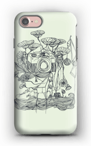 Vihreä kamera kuoret IPhone 7 tough