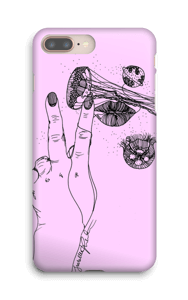 Vaaleanpunainen maneetti kuoret IPhone 8 Plus