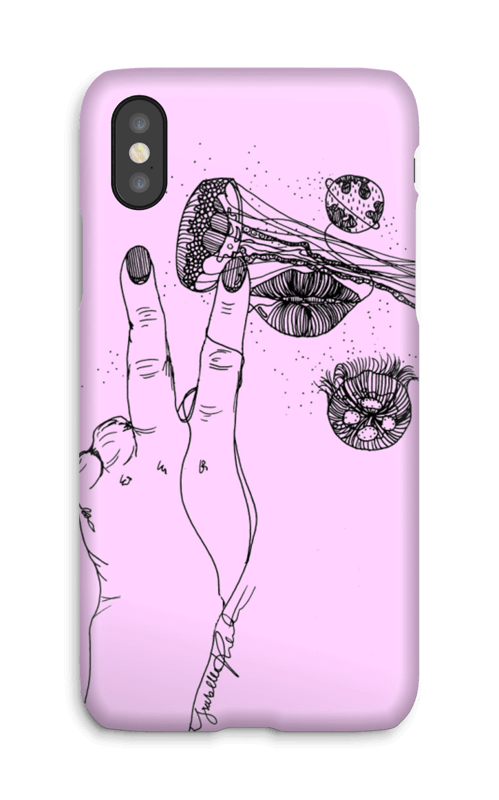 Rosa manet deksel IPhone X