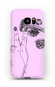 Rosa manet  deksel Galaxy S7 Edge