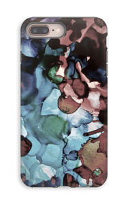 Vesiväriunlema kuoret IPhone 8 Plus tough