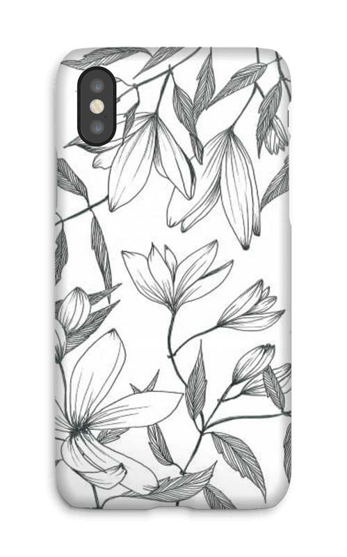 Clématite Coque IPhone X