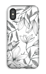 Clématite Coque IPhone XS tough