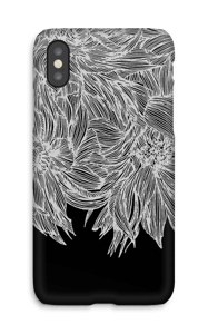 Dahlia noir Coque IPhone X