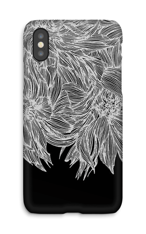Dahlia noir Coque IPhone X