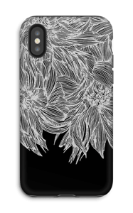 Dahlia noir Coque IPhone X tough