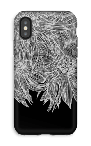 Dahlia noir Coque IPhone XS tough