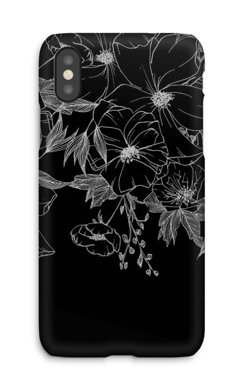 Tattoo floral Coque IPhone X