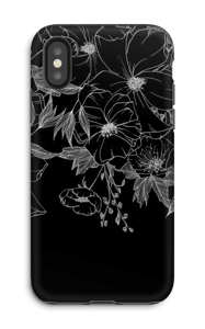 Tattoo floral Coque IPhone X tough