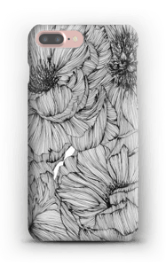 Black Paeonia Coque IPhone 7 Plus