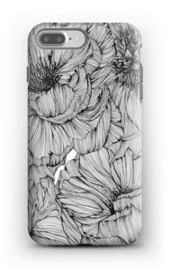 Black Paeonia Coque IPhone 7 Plus tough