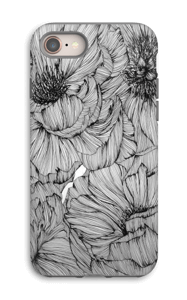 Black Paeonia Coque IPhone 8 tough