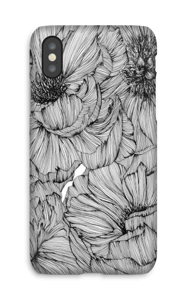 Black Paeonia Coque IPhone X