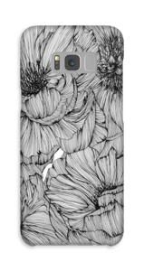 Black Paeonia Coque Galaxy S8 Plus