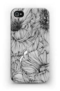 Black Paeonia Coque IPhone 4/4s