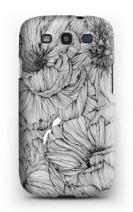 Black Paeonia Coque Galaxy S3