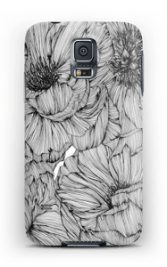 Black Paeonia Coque Galaxy S5