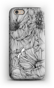 Black Paeonia Coque IPhone 6s tough
