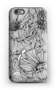 Black Paeonia Coque IPhone 6 Plus tough