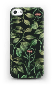 Hämyiset lehdet kuoret IPhone SE