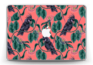 Cockatoo on pink Skin MacBook Pro 13” -2015