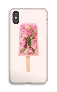 Pindis med blomster cover IPhone X