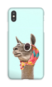 Llama con Gafas de Sol funda IPhone XS Max