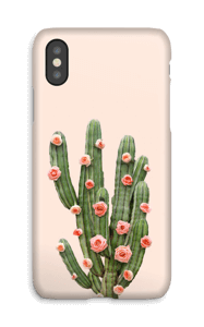 Cactus i blomster cover IPhone X