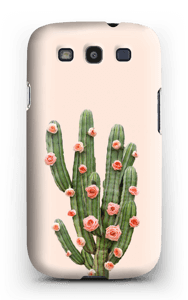 Kukkiva kaktus kuoret Galaxy S3