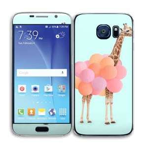 Balloon Giraffe Skin Galaxy S6