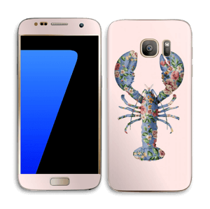 Floral Lobster  Skin Galaxy S7