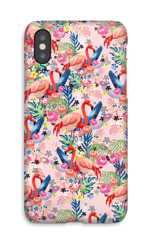 Tropical Flamingo Vibes case IPhone X