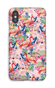 Tropik og flamingoer cover IPhone XS