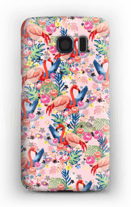 Tropical Flamingo Vibes case Galaxy S6