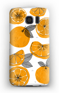 Oranssit appelsiinit kuoret Galaxy S6
