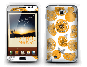 Piece of Orange Skin Galaxy Note